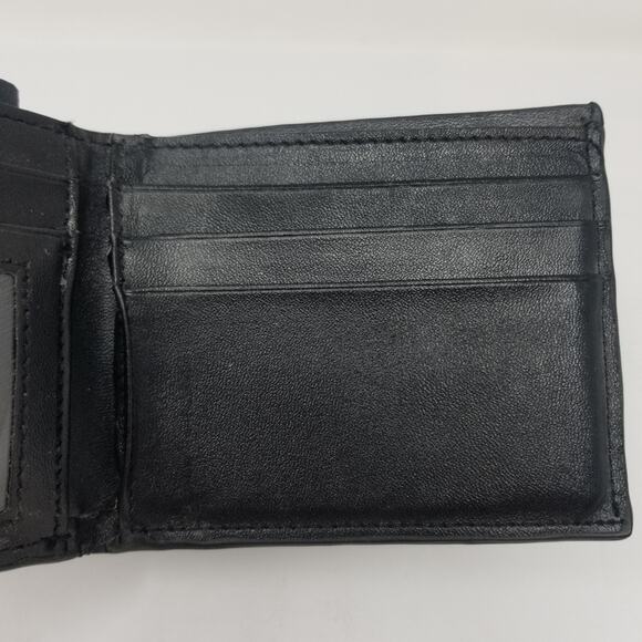 Perry Ellis Black Leather Men's Wallet - Picture 5 of 8